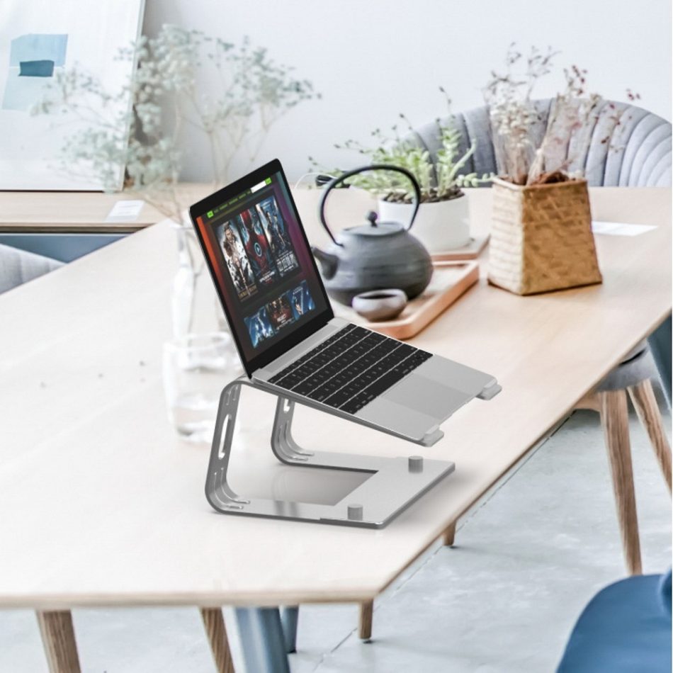 Simplecom CL510 Ergonomic Aluminium Cooling Stand Elevator for Laptop MacBook - Image 5