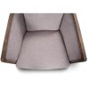Moonlight Pine Fabric Club Armchair Executive Sofa Tub Chair - Steel - Image 4