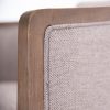 Moonlight Pine Fabric Club Armchair Executive Sofa Tub Chair - Steel - Image 5