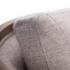 Moonlight Pine Fabric Club Armchair Executive Sofa Tub Chair - Steel - Image 7