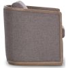 Moonlight Pine Fabric Club Armchair Executive Sofa Tub Chair - Grey - Image 3