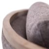 Moonlight Pine Fabric Club Armchair Executive Sofa Tub Chair - Grey - Image 4