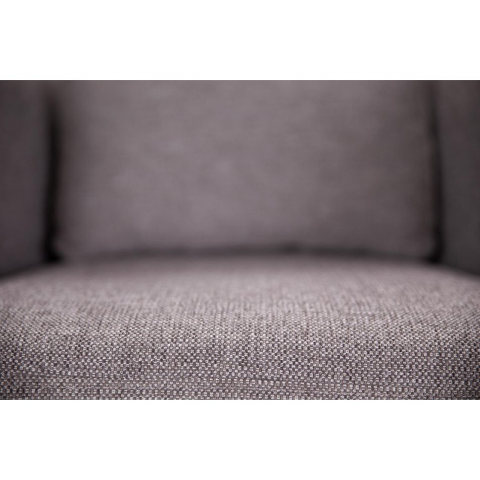 Moonlight Pine Fabric Club Armchair Executive Sofa Tub Chair - Grey - Image 7