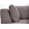 Sunshine Single Sofa Love Chair Fabric Swivel Armchair Ottoman Set - Grey - Image 6