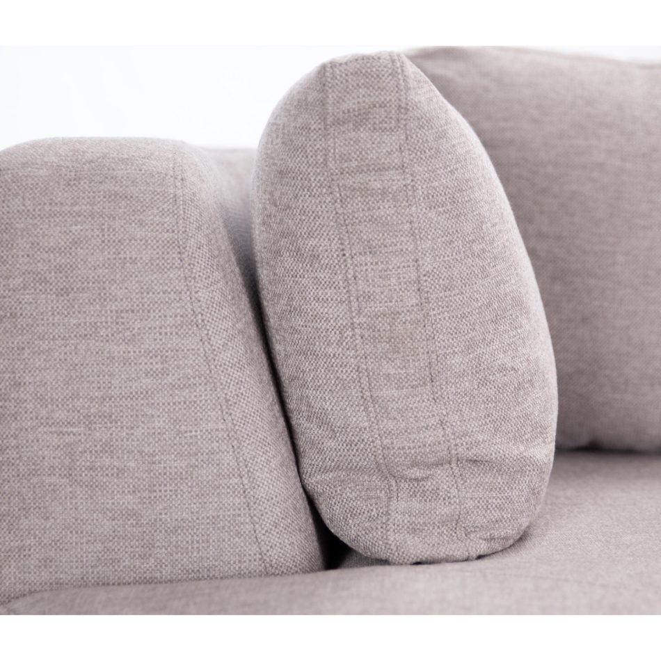 Sunshine Single Sofa Love Chair Fabric Swivel Armchair - Steel - Image 5