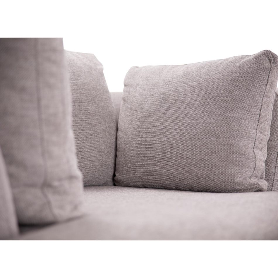 Sunshine Single Sofa Love Chair Fabric Swivel Armchair - Steel - Image 6