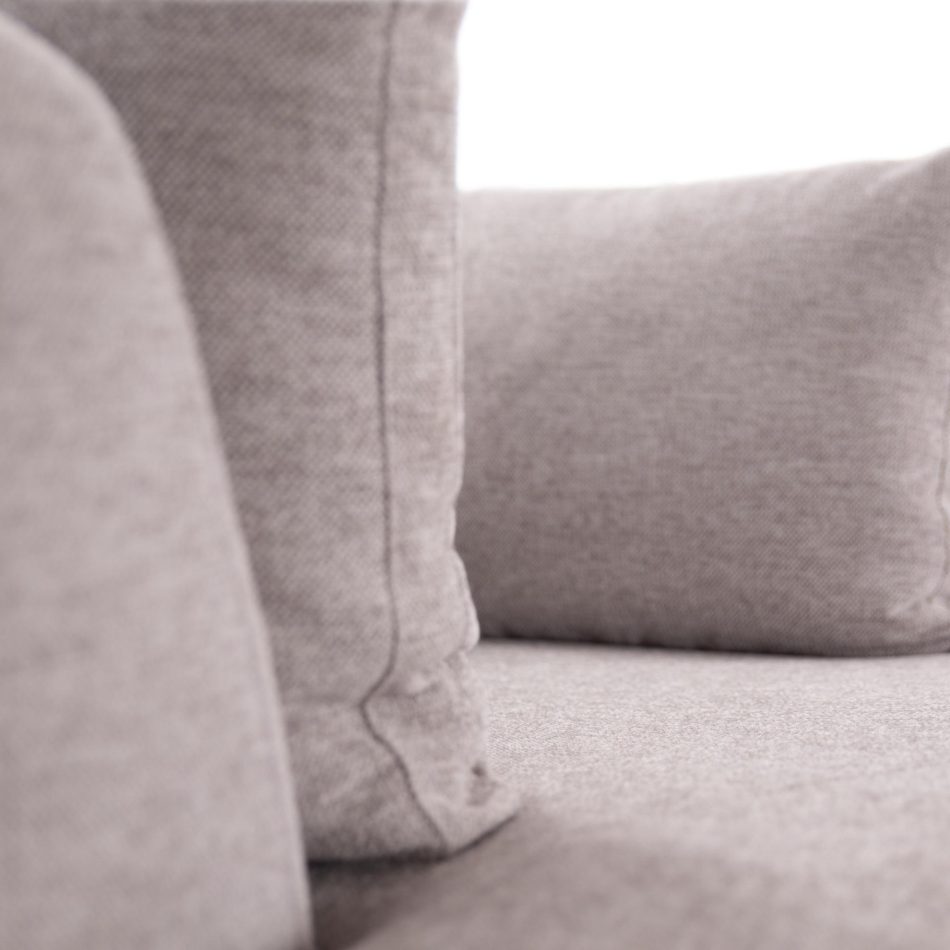 Sunshine Single Sofa Love Chair Fabric Swivel Armchair - Steel - Image 7