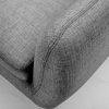 Dane 3 + 1 + 1 Seater Fabric Upholstered Sofa Armchair Lounge Couch - Mid Grey - Image 5