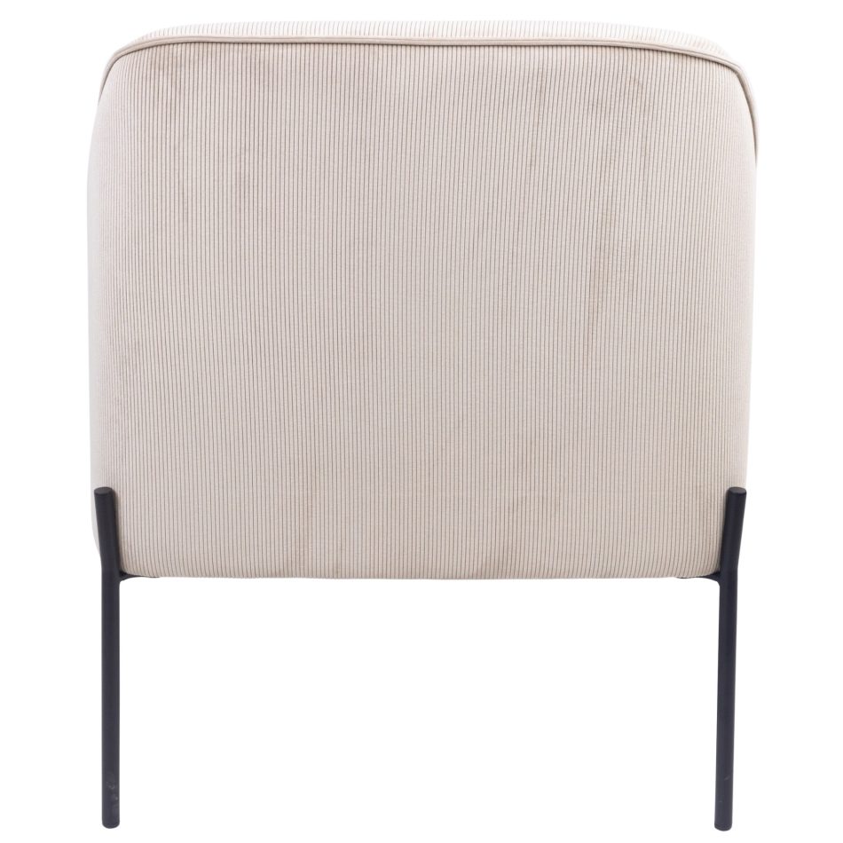 Leah Fabric Armchair Occasional Accent Arm Chair Silver - Image 5