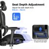 Ergonomic Mesh Home & Office Chair 3D Adjustable Armrest Seat High Back Desk Computer Chair - Image 4