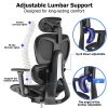 Ergonomic Mesh Home & Office Chair 3D Adjustable Armrest Seat High Back Desk Computer Chair - Image 5