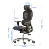 Ergonomic Mesh Home & Office Chair 3D Adjustable Armrest Seat High Back Desk Computer Chair - Image 7