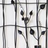 Leaf Style Black Tealight Candle Holders Wall Art Decor - Image 3
