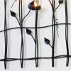 Leaf Style Black Tealight Candle Holders Wall Art Decor - Image 4
