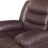 Single Seater Recliner Sofa Chair In Faux Leather Lounge Couch Armchair in Brown - Image 3