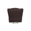 Single Seater Recliner Sofa Chair In Faux Leather Lounge Couch Armchair in Brown - Image 4