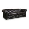 3+2+1 Seater Genuine Leather Upholstery Deep Quilting Pocket Spring Button Studding Sofa Lounge Set for Living Room Couch In Brown Colour - Image 2