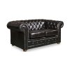 3+2+1 Seater Genuine Leather Upholstery Deep Quilting Pocket Spring Button Studding Sofa Lounge Set for Living Room Couch In Brown Colour - Image 3