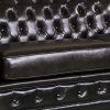 3+2+1 Seater Genuine Leather Upholstery Deep Quilting Pocket Spring Button Studding Sofa Lounge Set for Living Room Couch In Brown Colour - Image 6