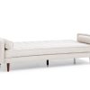 Sofa Bed 3 Seater Button Tufted Lounge Set for Living Room Couch in Fabric Beige Colour - Image 5