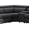 Washington Genuine Leather 6 Seater Corner Sofa With 2 Electric Recliners And Reversible Console - Image 5