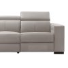 Washington Genuine Leather 6 Seater Corner Sofa With 2 Electric Recliners And Reversible Console - Image 3