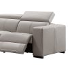 Washington Genuine Leather 6 Seater Corner Sofa With 2 Electric Recliners And Reversible Console - Image 9