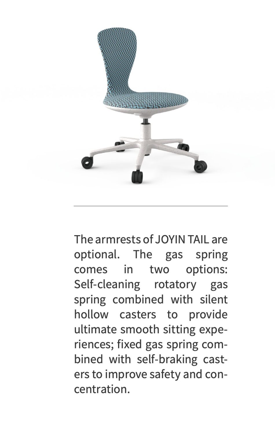 UFOU Joyin Tail Designer Ergonomic Chair - Whale - Image 3