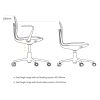 UFOU Joyin Tail Designer Ergonomic Chair - Flamingo - Image 5