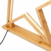 52cm Bamboo Star LED Table Desk Lamp Light Modern Designer - Natural - Image 3