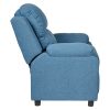Erika Blue Kids Recliner Sofa Chair Blue Lounge Couch Armchair Childrens - Image 4