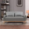 SHASA 2 Seater Pull-out Sofa bed Grey celadon - Image 2
