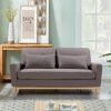SHASA 2 Seater Pull-out Sofa bed Grey taupe - Image 2