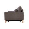 SHASA 2 Seater Pull-out Sofa bed Grey taupe - Image 4