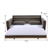 SHASA 2 Seater Pull-out Sofa bed Grey taupe - Image 6