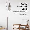 Industrial Floor Lamp with Adjustable Cage Shade Rustic Brushed in Bronze Finish - Image 6