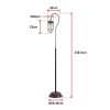 Industrial Floor Lamp with Adjustable Cage Shade Rustic Brushed in Bronze Finish - Image 8