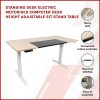 Standing Desk Electric Motorised Computer Desk Height Adjustable Sit Stand Table - Image 3