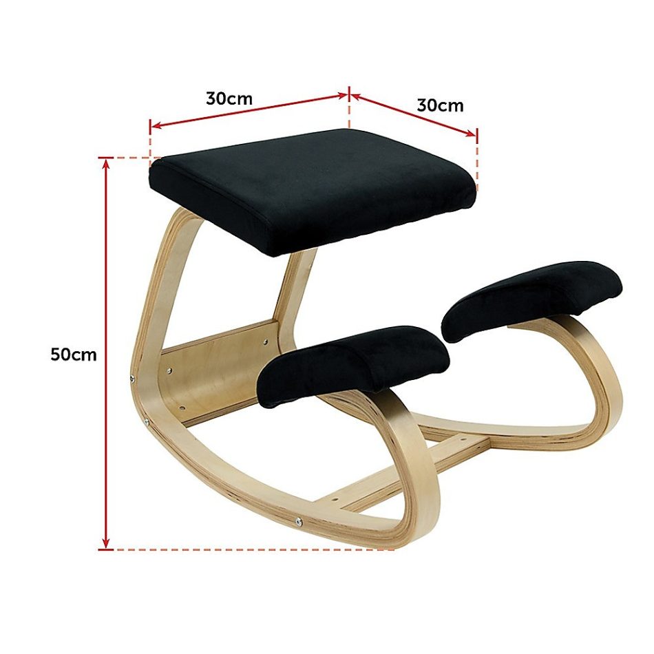Kneeling Office Chair Ergonomic Rocking Posture Improving Stool - Image 11