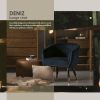 Deniz Lounge Chair Tub Chair Accent Armchair - Blue - Image 7