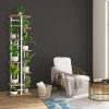 Plant Stand 8 Tier 9 Potted Indoor Plant Shelf Multiple Stands for Garden Corner Balcony Living Room (8Tier 9 Potted-Dark Wood Grain) - Image 6