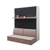 Queen Size Vertical Folding Wall Bed Murphy Bed - Image 2