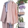 5-Tier Tension Rod Plant Holder Pole, Flower Display Stand Rack Stainless Steel Decorative Shelf, Ivory - Image 8