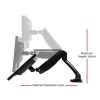 Artiss Monitor Arm Gas Spring Dual Desk Mount Screen Holder - Image 2