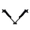 Artiss Monitor Arm Gas Spring Dual Desk Mount Screen Holder - Image 3