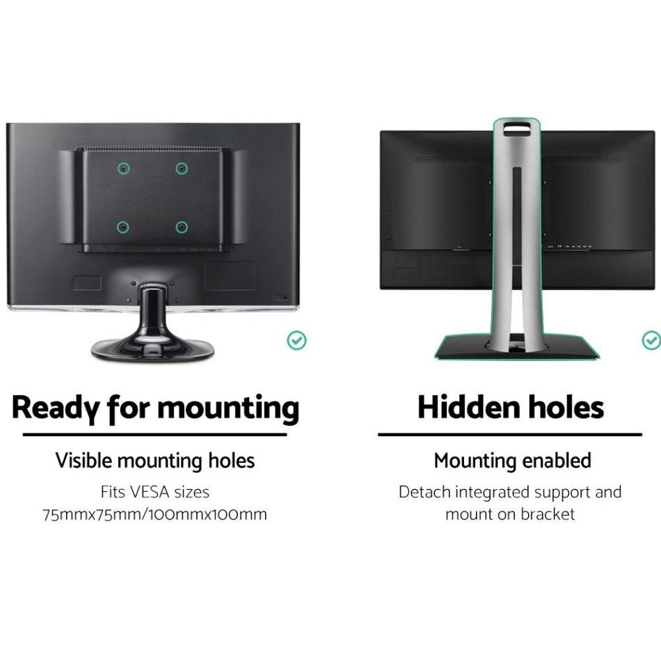 Artiss Monitor Arm Gas Spring Dual Desk Mount Screen Holder - Image 5