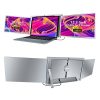 13.3 Inch FOPO Triple Portable Monitor 1080P FHD IPS Triple Monitor Laptop Screen Extender for 13.3-17.3" Laptops"