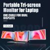 14 Inch FOPO Triple Portable Monitor 1080P FHD IPS Triple Monitor Laptop Screen Extender for 15-17" Laptops" - Image 2