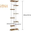 Plant Stand 8 Tier 9 Potted Indoor Plant Shelf Multiple Stands for Garden Corner Balcony Living Room (8Tier 9 Potted-Dark Wood Grain) - Image 3