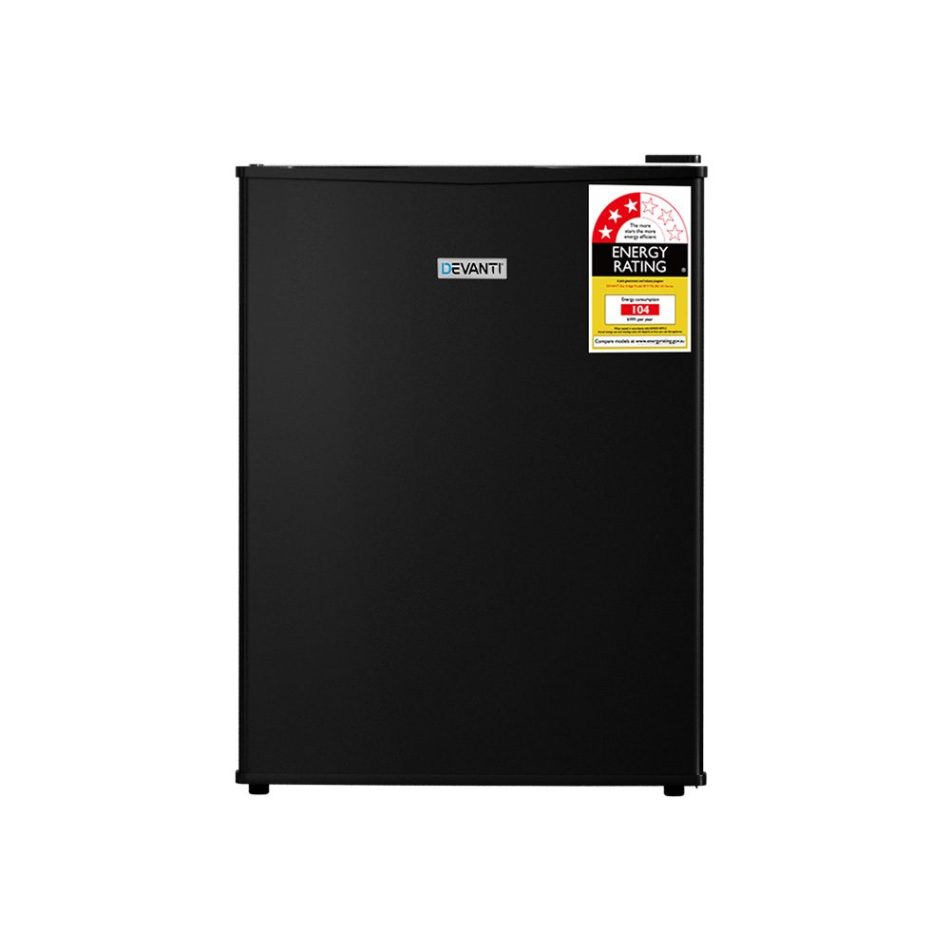 Devanti 70L Bar Fridge Black - Image 3